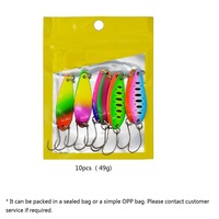 Vente en gros Luya courbé paillettes couleur feuille de saule 5g dur appât déformé bouche filature leurre