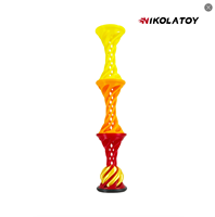 Jouets de décompression spirale à catapulte NIKOLATOY imprimés en 3D, thème cinéma et télévision, en PVC et ABS, pour bureaux – 14 ans et plus
