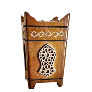 Brûleur à Bakhoor en bois massif exclusif, fait main, porte-encens en bambou, décoration intérieure, SS CRAFT INDIA - Product Image 1