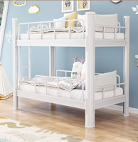 Lit superposé en métal pour enfants - Conception durable et écologique avec couleurs personnalisables pour chambre à coucher, école, hôtel