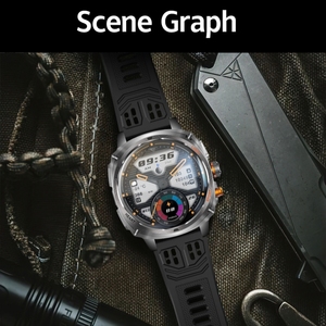 Nuovo Smartwatch V95 2026 per Uomo con Display AMOLED da 1,75'', Batteria Grande da 800mAh, Potente Torcia e Chiamate BT - Product Image 6