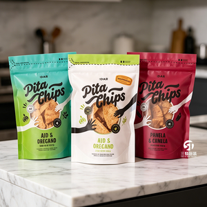 OEM Custom Snack Chips <b>Packaging</b> <b>Bags</b> Resealable Food <b>Packaging</b> Pouch for Nuts Candy and Oatmeal <b>Packaging</b> - Product Image 6