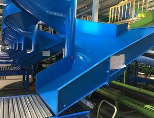 Truelisort Neuer Edelstahl Verstellbarer Spiralförmiger Schwerkraft-Förderer Kosteneffektiv Langlebig Multifunktional für Logistik und Lager - Product Image 5