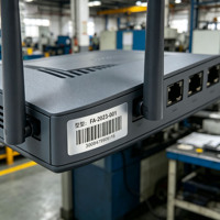 Etiquetas en Rollo de PVC Plateado Mate para Transferencia Térmica, Impermeables, para Códigos de Barras, Inventario de Activos, para Equipos Industriales