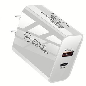 US/EU Socket Fast Charger 20W <b>USB</b>-C Power Adapter Supply Type C Wall Charger for Mobile Phone Charger Block - Product Image 5