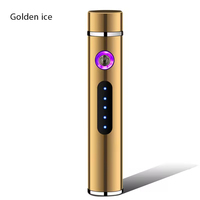 Pemantik Api Plasma Elektrik Tahan Air untuk Hiking, Sensor Sentuh, USB Rechargeable, Pemantik Rokok Elektronik, untuk BBQ dan Camping di Luar Ruangan