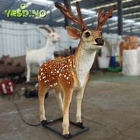 Éponge en caoutchouc de silicone pour animatronique de cerf Sika d'extérieur grandeur nature, jardin, aéroport, parc de sport, garderie, école maternelle