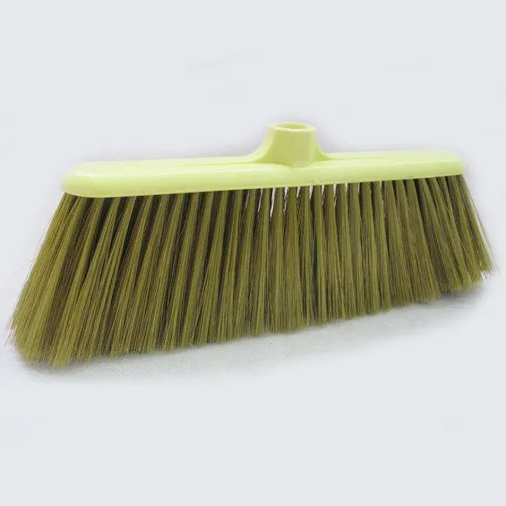 Vassoura de limpeza residencial, escova para limpeza doméstica verde, escova macia, vassoura, plástico, KPHX-0046