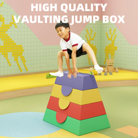 Boîte de saut pour enfants de taille personnalisée en usine, équipement d'entraînement de gymnastique souple, pommel horse en PVC souple pour l'équitation