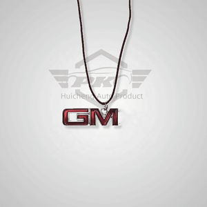 Ciondolo Decorativo Personalizzato per Auto con Logo G M C, Pendente in Metallo con Catena - Product Image 6