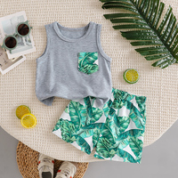 Ventes chaudes d'été, ensembles de vêtements pour enfants, 100 designs différents, ensembles de vêtements pour bébés garçons, 2 pièces, t-shirt, vêtements pour enfants