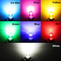 Anpassung Glassy High Bright Original COB T10 W5W 194 168 LED Auto lampe Rot Blau Bernstein Kennzeichen lampe 12V Kuppel leuchte