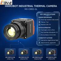 Caméra thermique non refroidie MV-CI003-GL-Nx GigE 50 FPS, détecteur d'oxyde de vanadium LWIR 8-14um, plusieurs modes de palette