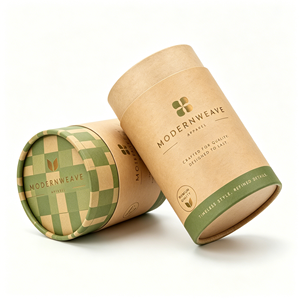 Food Grade Rigid Cardboard Round Tube <b>Box</b> for Matcha Green Tea Powder Packaging Custom Logo Airtight Canister - Product Image 5