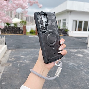 Tùy Chỉnh Ngụy Trang Màu Sắc Thiết Kế Trường Hợp Điện Thoại Đối Với Samsung S25U Với Dây Buộc Điện Thoại Di Động Mô Hình Số Tùy Chỉnh Nam Châm Bìa Trường Hợp - Product Image 3