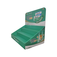 Offre Spéciale personnalisé plancher rotatif chaussette en carton boîtes de présentation crochets étagère comptoir suspendu PDQ chaussette présentoir support avec crochet