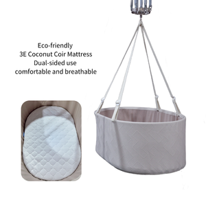 Electric <strong>Cradle</strong> Hammock Steel Fabric Outdoor Furniture Flat Bottom Hammock Spring for <strong>Baby</strong> Crib Living Room Park - Product Image 3