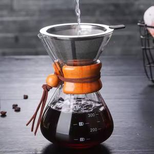 Design classique 400ml verser sur une <span class=keywords><strong>cafetière</strong></span> <span class=keywords><strong>en</strong></span> <span class=keywords><strong>verre</strong></span> goutteur de café manuel brasseur <span class=keywords><strong>verre</strong></span> goutte à goutte froide verser sur une <span class=keywords><strong>cafetière</strong></span> - Product Image 2