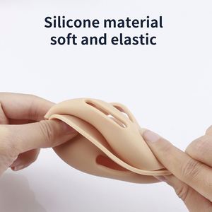 Convenient Travel-Carrying Silicone Storage Case for Makeup Eggs <b>Dust</b>-Proof Cosmetic Egg <b>Powder</b> Puff Holder - Product Image 5