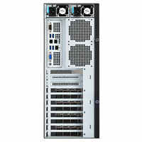 Workstation TTY TG558V3 4U 4 GPU Dual Intel Xeon Scalable Generasi ke-4 dan ke-5, Server Rendering AI Rak Tower