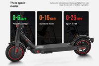 Patinete Eléctrico Plegable E1 para Adultos en Stock UE para Dropshipping, 250W 37V, Autonomía 25 km, 25 km/h, Ciclomotor Eléctrico