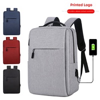 Sac à dos professionnel pour ordinateur portable HQ, sac de voyage d'affaires en gros, sac à dos étudiant grande capacité pour l'extérieur avec interface USB