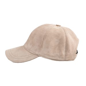 Custom Embroidery Logo Luxury Suede Leather Baseball Cap Supplier <strong>Gorras</strong> <strong>Gamuza</strong> Fashion Plain 6 Panel Dad Hats - Product Image 3