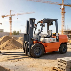 Montacargas Confiable de 5 Toneladas con Neumáticos Sólidos, Motor Japonés, Certificación CE e ISO, Manejo de Materiales, Características del Vehículo - Product Image 4