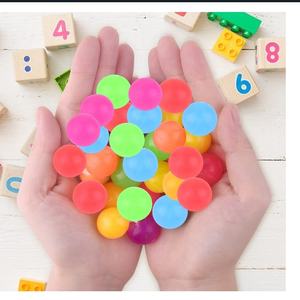 Balles rebondissantes Happy Face, balles rebondissantes en caoutchouc solide, balles rebondissantes en caoutchouc lumineuses - Product Image 5