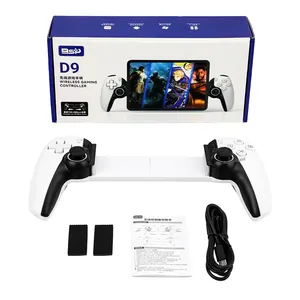 D9 Mobiele Telefoon Stretching Game Controller Draadloze Bt-Compatibel Voor Switch/Ps3/Ps4/Tafel Pc Dual Hall Somatosensorische Controller