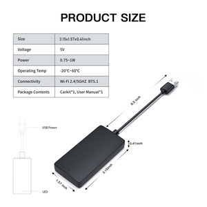 อะแดปเตอร์ Phonelink แบบพกพาไร้สาย CarPlay Android Auto เชื่อมต่อผ่าน USB สำหรับรถยนต์ Changan Deepal Tiggo Wuling Chery Jetour Geely GWM - Product Image 4