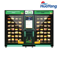 Vendlife Smart Fresh Food Vendingautomaat met Liftsysteem, Groot Touchscreen, voor Salades, Fruit, Groenten en Andere Producten