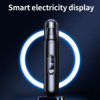 Produits de nettoyage ménager, tondeuse à poils de nez électrique avec écran LED, tondeuse à poils de nez portable rechargeable, éliminateur de poils de nez