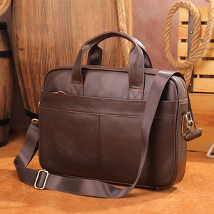 dhk 18 inch vintage handmade leather messenger bolsa laptop briefcase computer satchel bolsa