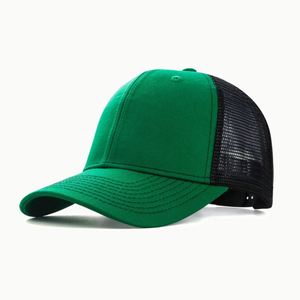 Casquettes de baseball BSCI en gros, casquettes trucker vierges avec logo personnalisé - Product Image 5