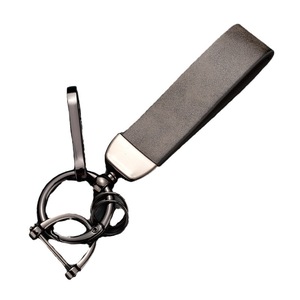 Portachiavi per <span class=keywords><strong>Auto</strong></span> in Pelle di Cavallo Selvatico, Anello Portachiavi in Metallo da <span class=keywords><strong>Uomo</strong></span>, Ciondolo Portachiavi per Piccoli Regali di Lusso - Product Image 6