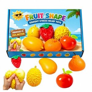 Nuevo Juguete Antiestrés de Frutas: Mango y Melocotón, Bola Blanda Realista de Comida, de Subida Lenta, para Oficina y Fidget Toy - Product Image 3
