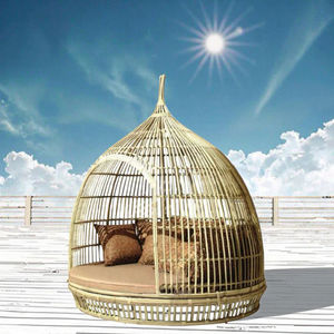 Tumbona Moderna para Exteriores con Forma de Nido de Pájaro, con Cojines, Plegable, Resistente a los Rayos UV, para Patio, Jardín, Piscina, Ocio - Product Image 3