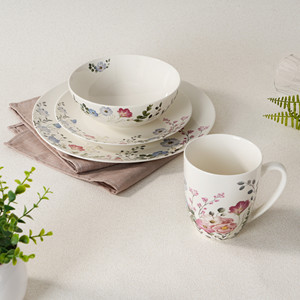 Ceramic Plates Sets <b>Dinnerware</b> Porcelain Tableware Dinner Set Luxury Bone China Tableware Fine Modern Dinner Set - Product Image 3