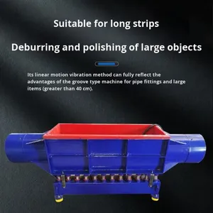 Slot-Type <strong>Stainless</strong> <strong>Steel</strong> <strong>Vibration</strong> Polishing Machine for Metal Stone Cleaning Parts 1.5kW Power 600kg Weight China Origin - Product Image 3