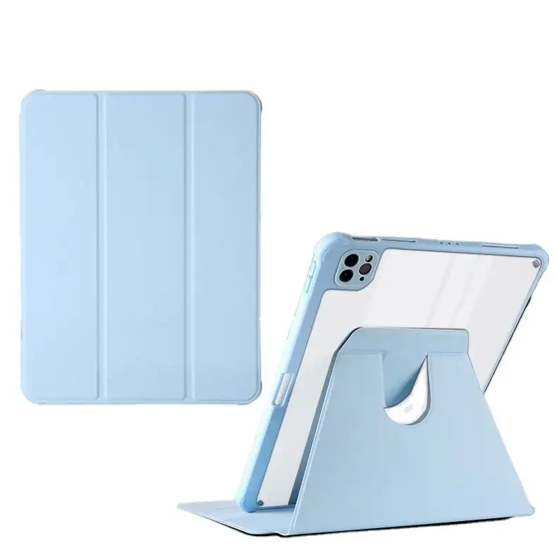 Hot Sell Case for iPad 10th Generation Hard With Stand Case With Auto-Sleep Transparent Case For Ipad Pro 11 Smart Cover
