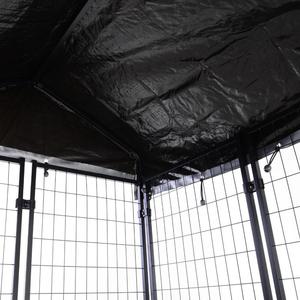 Moderne Buiten Hondenhok Eenvoudig Te Monteren Klassieke Dierentuin <span class=keywords><strong>Kennel</strong></span> Duurzaam Metalen Materiaal Voor Honden - Product Image 4