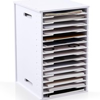 Porte-documents multi-niveaux A3 A4, organisateur de bureau, fournitures de bureau, porte-papeterie, panneau composite bois-plastique