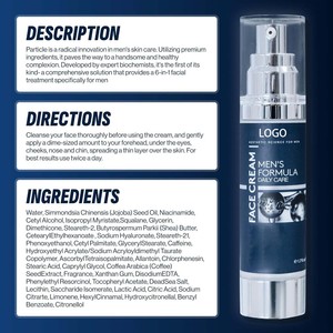 Crema Facial de Día y Noche con Retinol y Colágeno, Antienvejecimiento, Natural y Orgánica, <span class=keywords><strong>Hidratante</strong></span> para Hombres - Product Image 4