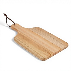 Tabla de cortar de madera con mango-Regalo perfecto para el Día DE LA Madre, tabla de madera de diseño elegante para cortar y servir versátil a bajo precio - Product Image 1