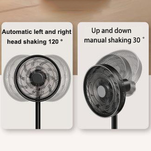 분리형 높이 조절 가능한 전기 수직 받침대 공기 순환 스탠딩 팬 - Product Image 5