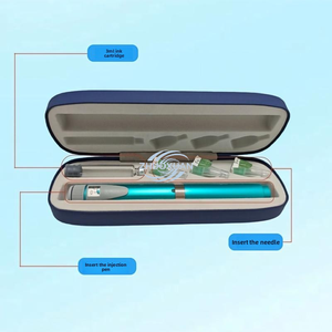 Anti-squeeze Pen-shaped <b>Empty</b> PU Storage <b>Box</b>, Portable Protective Bag for Travel Injection Pen - Product Image 4
