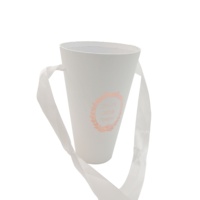 Coffrets cadeaux personnalisés en carton avec tiroir, boîtes rondes roses en papier, à fleurs, emballage rond, vente en gros, 50 pièces