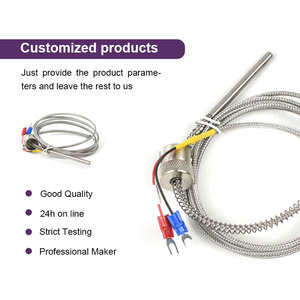 Capteur de température BRIGHT Type <span class=keywords><strong>PT100</strong></span> avec gaine et connecteur à trois contacts – Offre Spéciale - Product Image 6