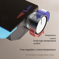 2025 nouveau Design luxe LED ensemble de douche pistolet gris Piano clé robinets de douche salle de bain système de douche avec affichage numérique de la température